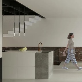 Sollux SL.0885 - Luster na lanku MOSAIC 1xG9/12W/230V čierna/chróm