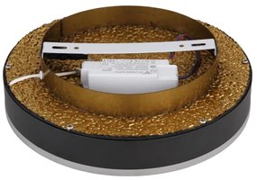 Globo 48460-24 - LED Stropné svietidlo HEDI LED/24W/230V pr. 30 cm čierna