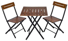 Asir Balkónový set drevo/kov 379VLV1504
