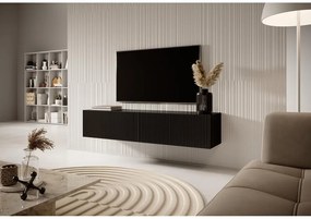 TV skrinka/stolík Vertigo 140  (čierna). Vlastná spoľahlivá doprava až k Vám domov. 1098801
