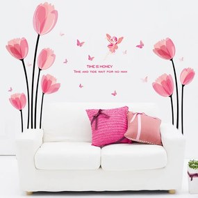 Samolepka na stenu "Tulipány" 152x119cm