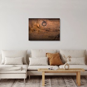 Sklenený obraz textúry dreva (70x50 cm)