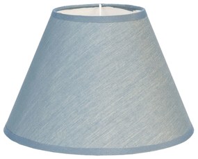 Textilné lampové tienidlo v modrej farbe Couleurs - Ø 19 * 12 cm
