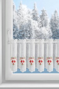 KRÁTKA ZÁCLONA NA PÚTKACH XMAS17 145X40 CM VZOROVANÁ