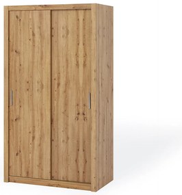 Šatníková skriňa Bonaparte SZ120 (dub artisan). Akcia -19%. Vlastná spoľahlivá doprava až k Vám domov. 1051467