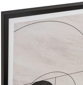 Obraz v čiernom ráme ABSTRACT III 50x70 cm