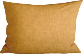 Mušelínová obliečka na vankúš MUSSARI 70x90 cm, horčicová