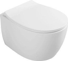 Isvea Isvea, SENTIMENTI závesná WC misa, Rimless, 51x36cm, biela lesklá, 10AR02014