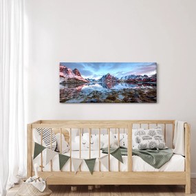 Obraz - Východ slnka nad Reine (120x50 cm)