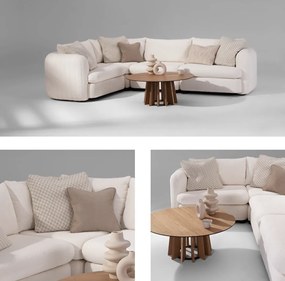 PROXIMA.store - Luxusný minimalistický rohový gauč PLEASURE MINI DRUH LÁTKY: ABRIAMO - 11