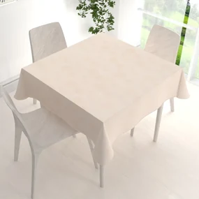 Biante Teflónový štvorcový obrus TF-099 Zlaté kvetované ornamenty na béžovom 80x80 cm