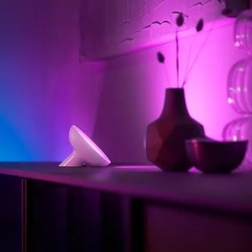 PHILIPS HUE Stolová múdra LED stmievateľná lampa HUE BLOOM s funkciou RGB, 7,1 W, teplá biela-studená biela, bie