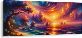 Obraz - Magický svet (120x50 cm)