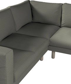 Norsborg poťah na rohovú sedačku - 4 os. farba produktu sivá látka zapletaná