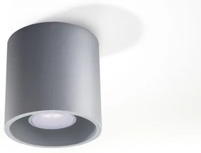 Sollux SL.0018 - Bodové svietidlo ORBIS 1 1xGU10/10W/230V šedá