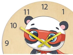 Sammer Pekné detské hodiny s motívom Super Pandy panda_bohater