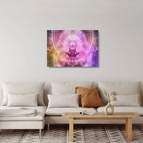 Sklenený obraz meditácie (70x50 cm)