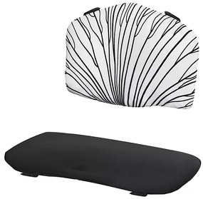 KINDERKRAFT - Polstrovanie pre detskú jedálenskú stoličku ENOCK čierna/biela