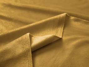 Biante Zamatový záves Velvet Prémium SVP-009 Horčicový - šírka 135 cm 135x150 cm