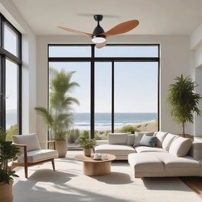 ZEVENTI - LED Stropný ventilátor MURO LED/18W/230V Wi-Fi Tuya + DO