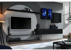 Obývacia stena Switch Met I čierny