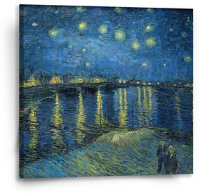 Sablio Obraz Hviezdna noc nad Rhônou - Vincent van Gogh - 50x50 cm