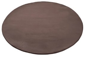 Koberec Topia Uni dark taupe kruh
