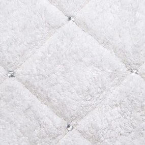 Luxusný koberec CHIC s kryštálmi - biely Šírka: 60 cm | Dĺžka: 90 cm