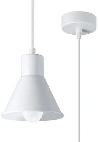 Sollux SL.0983 - Luster na lanku TALEJA 1xE27/60W/230V biela