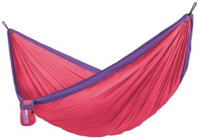 La Siesta COLIBRI 3.0 DOUBLE - cestovná hojdacia sieť ľahká ako pierko a napriek tomu veľmi pevná, 100% polyamid / laná: 100% polyester / hák: letecký hliník