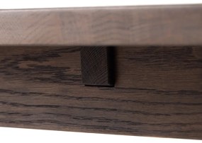 Hnedý rozkladací jedálenský stôl 95x180 cm Arun – Unique Furniture