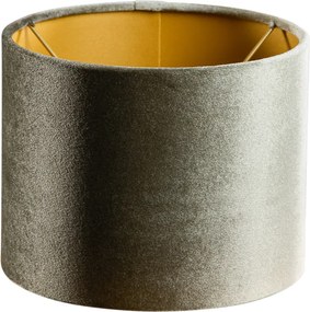 Zamatový tienidlo zelené so zlatým vnútorným 18/18/14