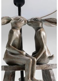 Bunny Love stolová lampa hnedá/béžová 53cm