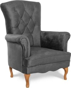 Kreslo Panama 1, sivá (Monolith 97)