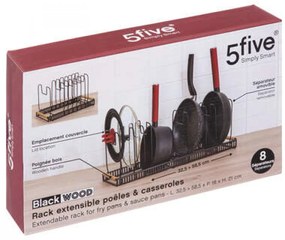 JJA Organizér, stojan na pokrievky, hrnce aj panvice, výsuvný, 8 pozícií