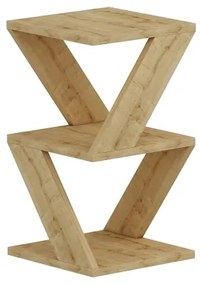 Odkladací stolík ALBENI 50x30 cm hnedá