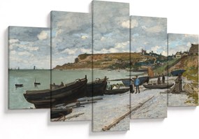 Obraz - Claude Monet, Sainte Adresse, reprodukcia (150x105 cm)