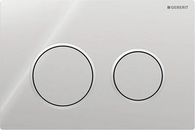 Geberit 115.085.KH.1-Splachovacie tlačidlo Omega20 21,2x14,2 cm lesklý chróm/matný chróm