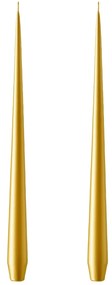 ester & erik Sviečka Taper 32 cm – 90 Gold Metallic – sada 2 ks