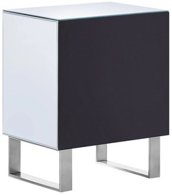 Nočný stolík so zrkadlovým efektom a 2 zásuvkami NESLE Beliani