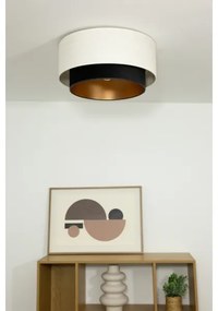 Stropné svietidlo NATIA 1xE27/60W/230V biela/čierna