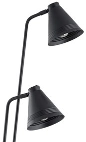 Argon 7077 - Stojacia lampa AVALONE 2xE27/15W/230V čierna
