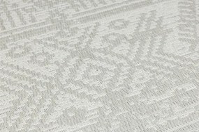 Koberec Haga 04196A krémový / sivý kruh