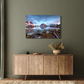 Obraz - Východ slnka nad Reine (90x60 cm)