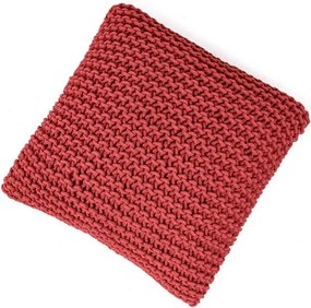 Červený pletený taburet Knit – Bonami Essentials