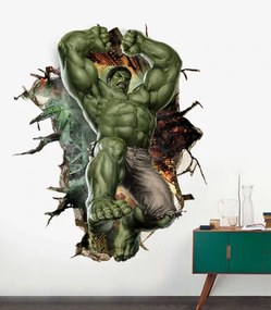 Veselá Stena Samolepka na stenu na stenu Silný Hulk z Avengers