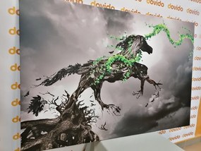 Obraz kôň v jedinečnom prevedení - 120x80