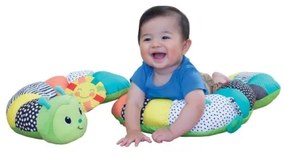 Infantino - Detský vankúšik na hru na brušku 2v1 húsenica