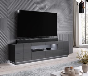 Cama Sivý TV stolík Reja
