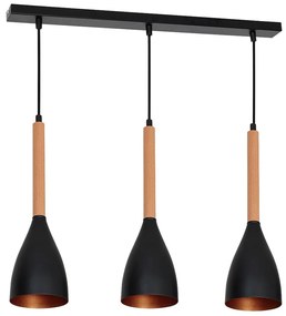 Luster na lanku MUZA 3xE27/60W/230V